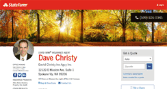 Desktop Screenshot of davechristyinsurance.com