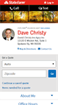 Mobile Screenshot of davechristyinsurance.com